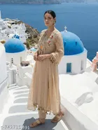 Embroidered Kurta Set for Women 