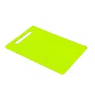 Plastic Vegetable Cutting Board (Green, 20x15 cm)