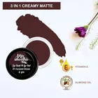 Skin Smoothie Just Organic 3 in 1 Lip, Cheek and Eye Tint with Vitamin E and Almond Oil, Caramel Brown, 6 g