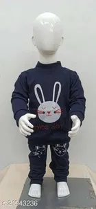 Hosiery Cotton Full Sleeves T-Shirt with Pant Clothing Set for Kids 