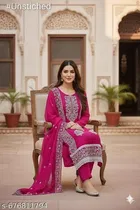 Chanderi Cotton Punjabi/All Over Suits for Women 