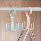4-Claw 360° Rotating Closet Hook 