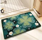 Polyester Textured Doormat, Multicolor 