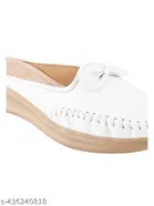 Solid Synthetic Loafers for Girls 