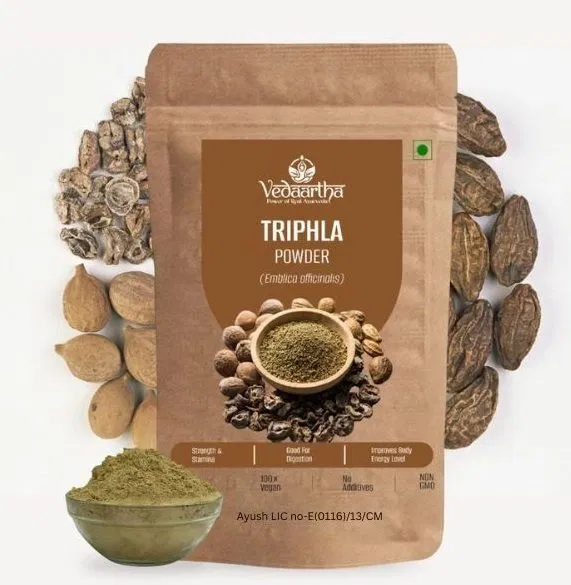 Vedaartha Triphala Powder, Pack of 3 (50 g)