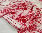 Cotton Bandhani Gola Batik Unstitched Suit Fabric with Dupatta for Women 
