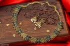Alloy Necklace with Earrings for Women 