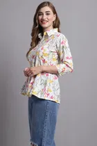 Cotton Printed Top for Women 