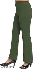 Cotton Blend Trouser for Women 