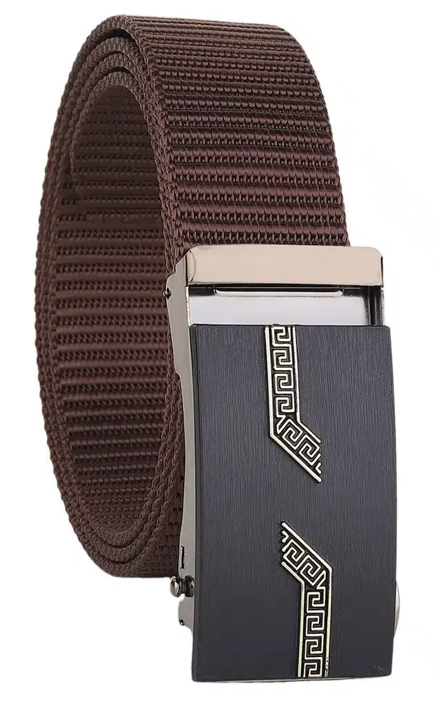 Casual Nylon Belt for Men (Brown)