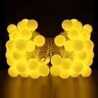 16 LEDs 5 m Golden Ball Rice Lights 