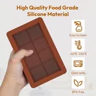 Silicone Chocolate Moulds,Dark Brown , Pack Of 1