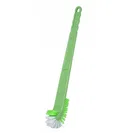 Gala Plastic Double Hockey Toilet Brush, Toilet Cleaning Brush, Long Handle Toilet Brush