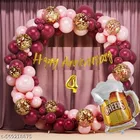 58 Pcs 4th Birthday Decoration kit, Multicolour, Set of 1