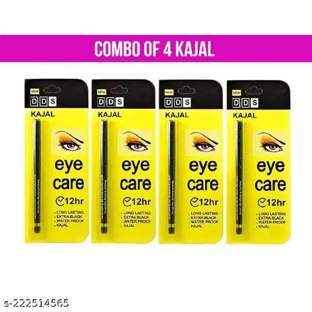 Kajal for Women (Black, Pack of 4)