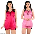 Satin Nightdress Set for Women 