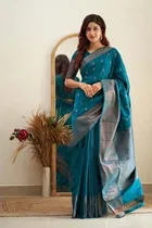 Banarasi Silk Printed Saree for Women 