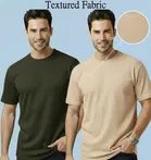 Polyester Round Neck T-shirt for Men, Multicolour, Pack of 2 