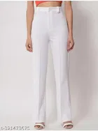 Cotton Blend Trouser for Women 