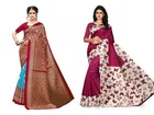 Art Silk Printed Saree for Women 