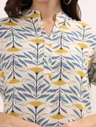 Womens ethnicfloral motif short Kurti 
