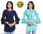 Three-Quarter Sleeves Top for Women 