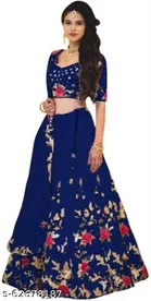 Cotton Blend Lehenga Choli for Women 
