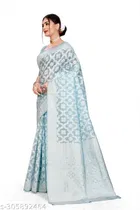 Cotton Zari Woven Saree for Women 