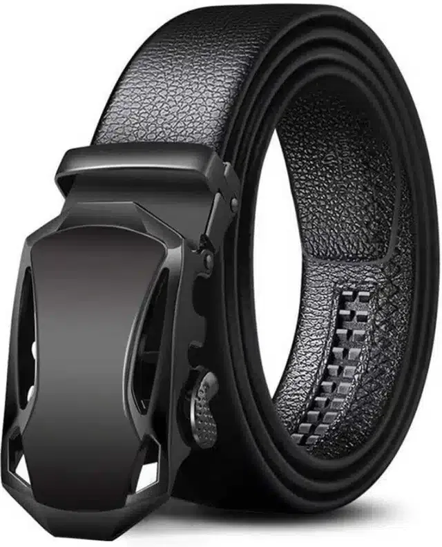 Synthetic Casual Belt for Men (Black)