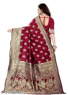 Banarasi Silk Zari Woven Saree for Women 