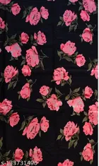 Designer American Crepe Kurti Fabric for Women 