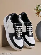 Solid Synthetic Sneakers for Women 