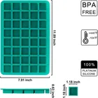 Silicone Chocolate Moulds,Teal , Pack Of 1