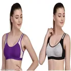 Polycotton Sports Bra for Women 