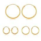 Alloy Gold Plated Earrings for Women 