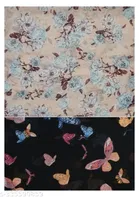 Chiffon Scarves for Women, Multicolor, Pack of 2