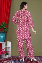 Rayon Top & Bottom Set for Women 