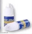 100 Pcs Artificial Nails with Glue 