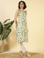 Tie Up Cotton Kurti for Women 
