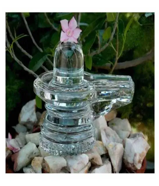 BHARDWAJ RETAILS Lord Shiva Crystal Idol (Assorted) (Pack of 1) (BR10)