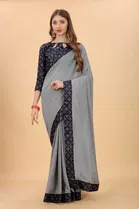 New Fancy Vichitra Festive Sarees 