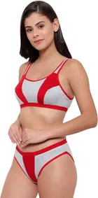 Cotton Blend Lingerie Set for Women 