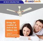 Maxotech Polo Ultra High Speed 100% Copper Winding 3 Star 1200 mm 3 Blade Ceiling Fan  
