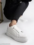 Shoetopia Solid Synthetic Sneakers for Girls 