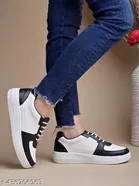 Colorblocked Synthetic Sneakers for Girls 