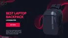 Polyester Backpack for Men & Women, Black