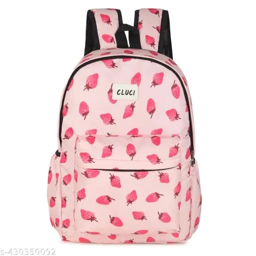 PU Backpack Bag, Peach