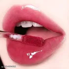 Lip Gloss Tint For Dry And Chapped Lips In Cute Heart-Shaped Packaging Hydrating Lip Gloss for Dry Lips - Multicolour Metallic-Finished Packaging 