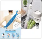 Silicone Body Back Scrubber with Flexible Faucet 
