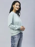 Women's Pleated Sweatshirt 